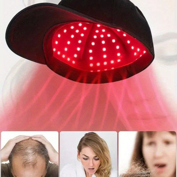 Rechargeable LED Red Light Hair Therapy Hat