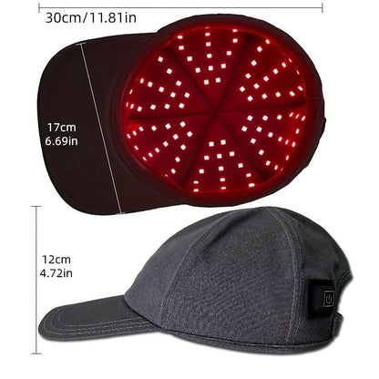 Rechargeable LED Red Light Hair Therapy Hat