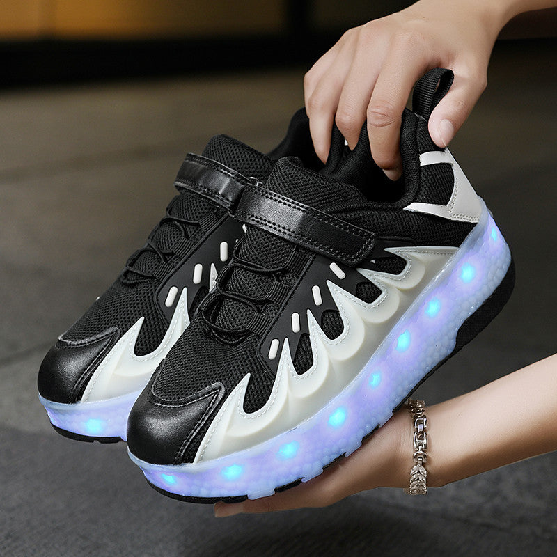 Rechargeable LED Roller Shoes