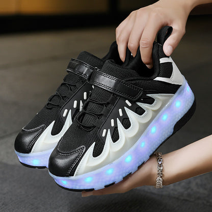 Rechargeable LED Roller Shoes