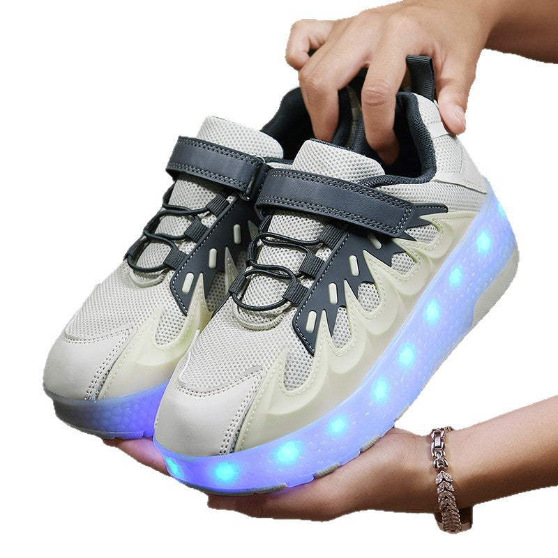 Rechargeable LED Roller Shoes