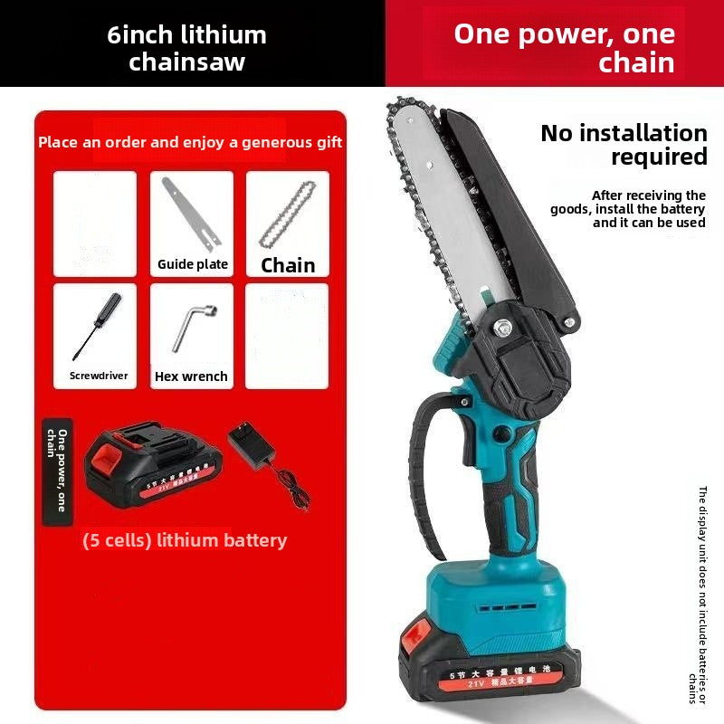 Rechargeable Lithium Electric Chain Saw