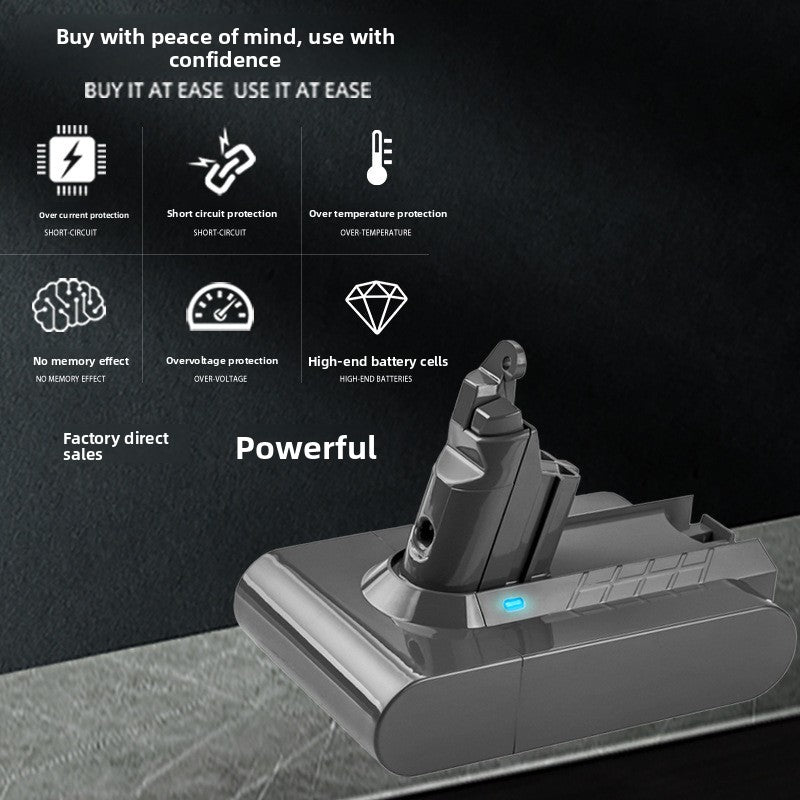 Rechargeable Lithium Ion Battery for Dyson V6