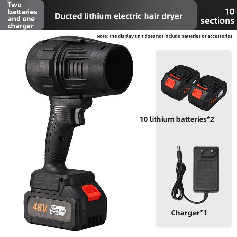 Rechargeable Lithium Leaf Blower with Stepless Speed Control