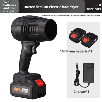 Rechargeable Lithium Leaf Blower with Stepless Speed Control