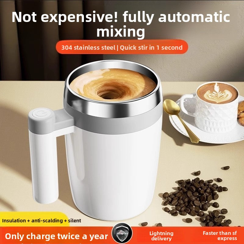 Rechargeable Magnetic Mixing Cup for Beverages