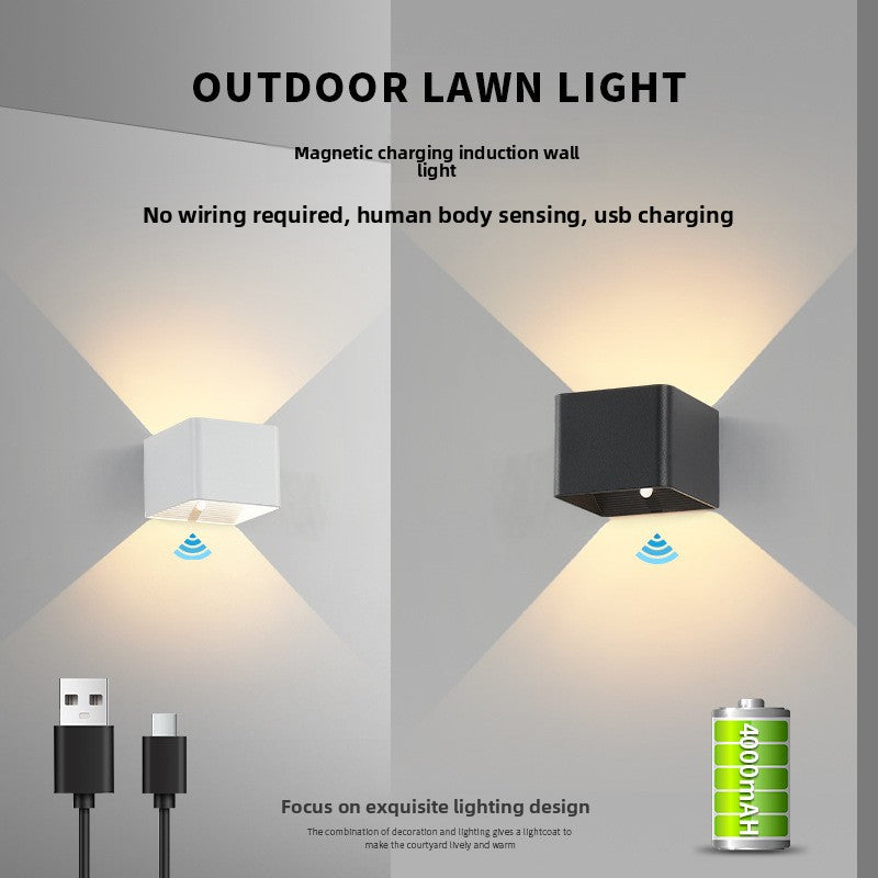 Rechargeable Magnetic Motion Sensor Wall Light
