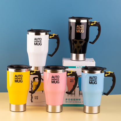 Rechargeable Magnetic Stirring Cup with Lid