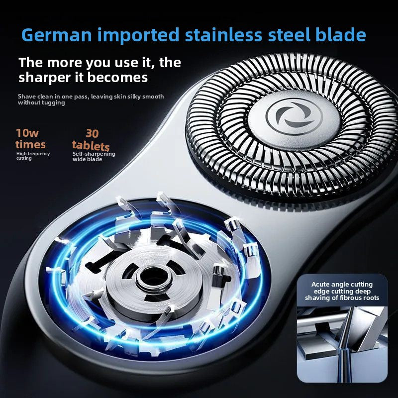 Rechargeable Men's Electric Shaver with Floating Head