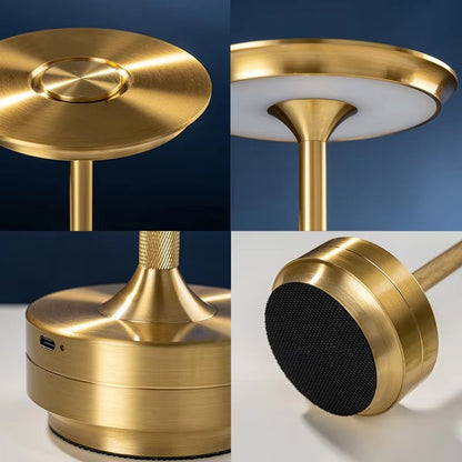 Rechargeable Metal LED Table Lamp with Touch Control