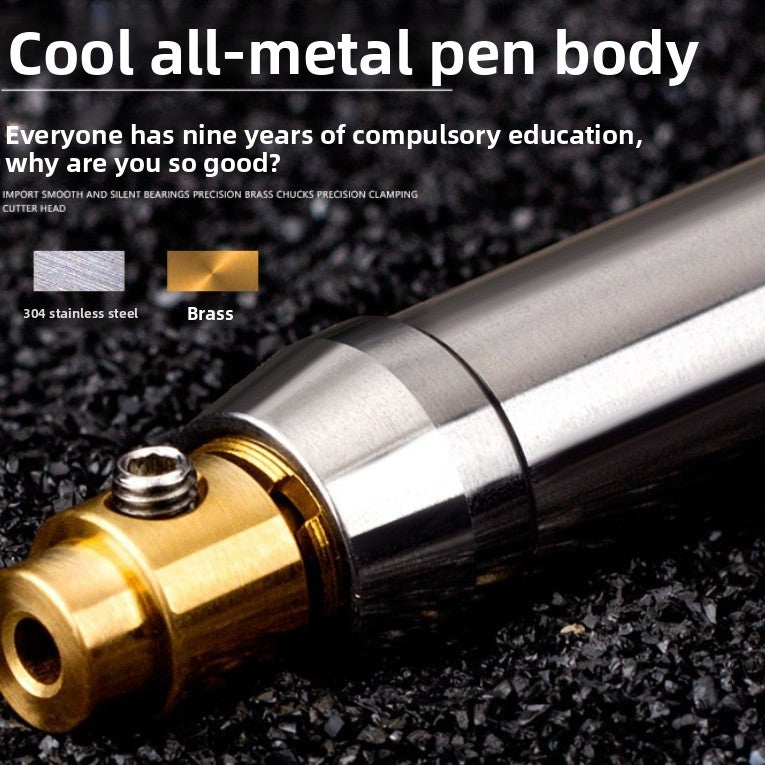 Rechargeable miniature engraving pen
