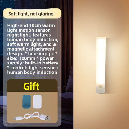 Rechargeable Motion Sensor Night Light with Magnetic Mount