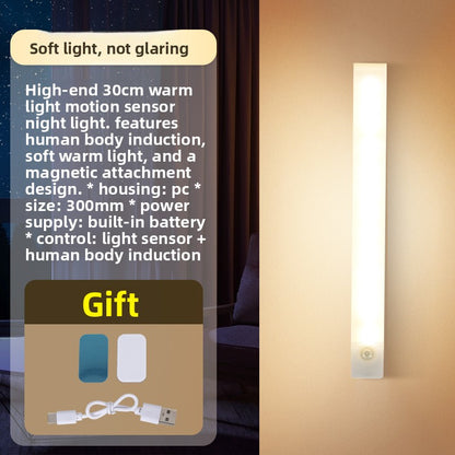 Rechargeable Motion Sensor Night Light with Magnetic Mount