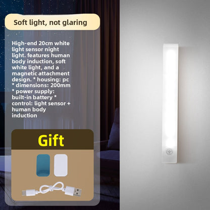 Rechargeable Motion Sensor Night Light with Magnetic Mount