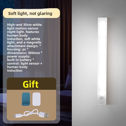 Rechargeable Motion Sensor Night Light with Magnetic Mount