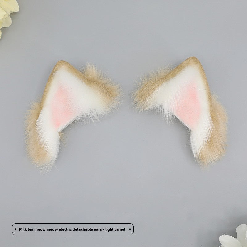 Rechargeable Motorized Cat Ear Headband