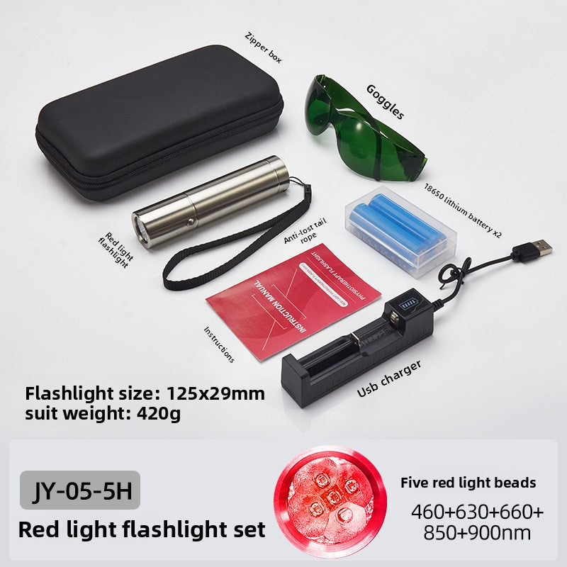 Rechargeable Multi-Spectrum LED Flashlight