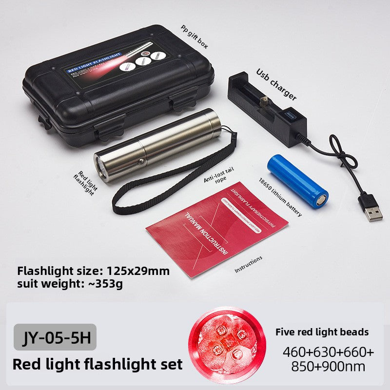 Rechargeable Multi-Spectrum LED Flashlight