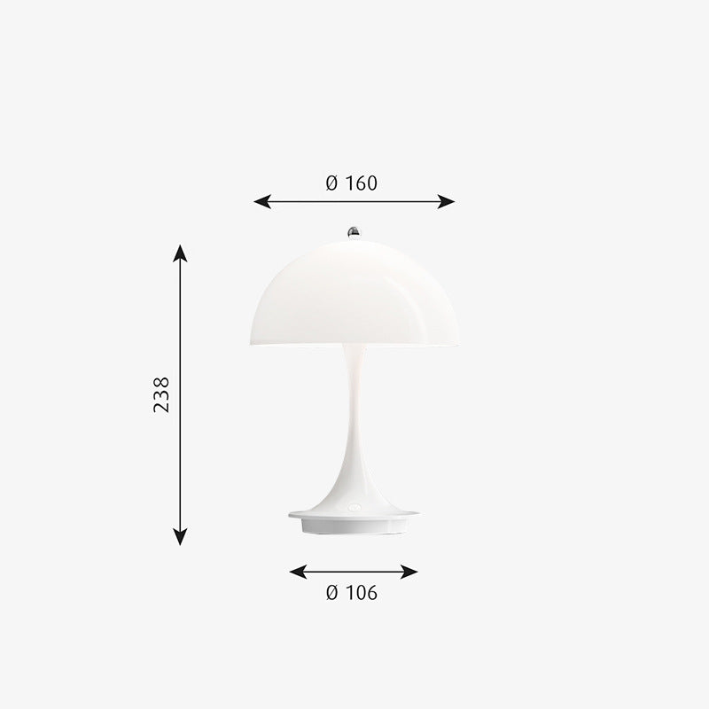 Rechargeable Mushroom Table Lamp
