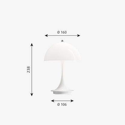 Rechargeable Mushroom Table Lamp