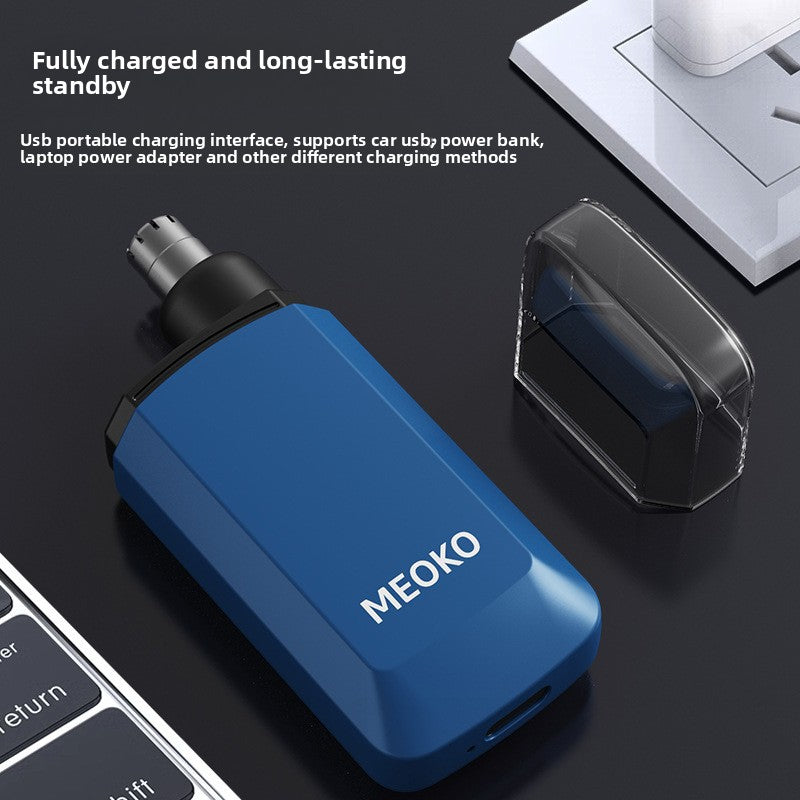 Rechargeable nasal hair trimmer