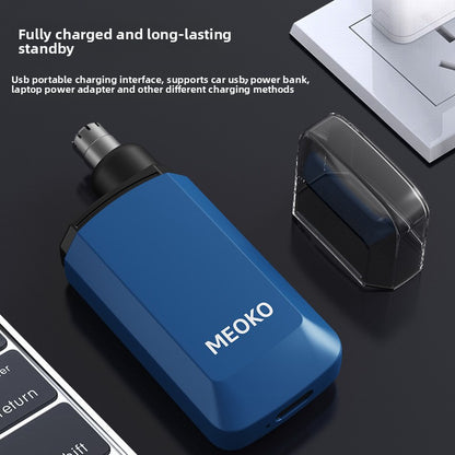 Rechargeable nasal hair trimmer