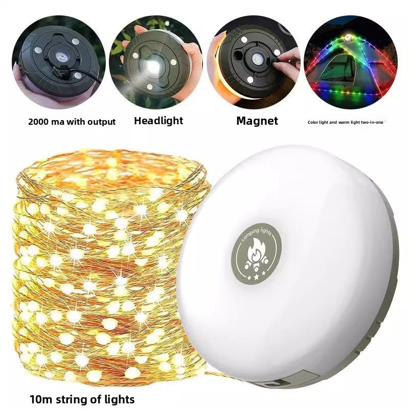 Rechargeable Outdoor Camping LED String Lights