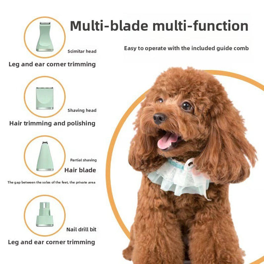Rechargeable Pet Grooming Clipper Trimmer Kit