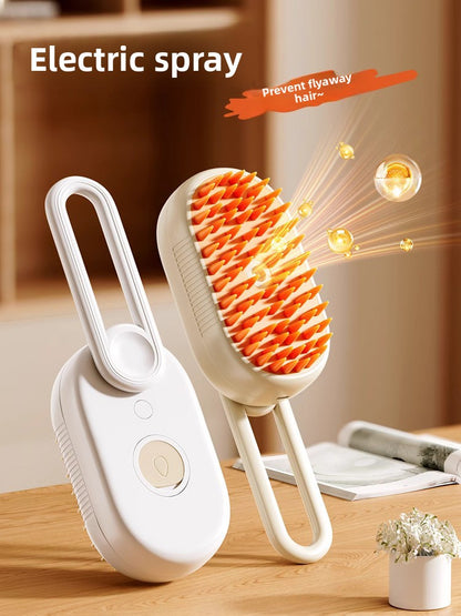 Rechargeable Pet Grooming Comb with Spray Function