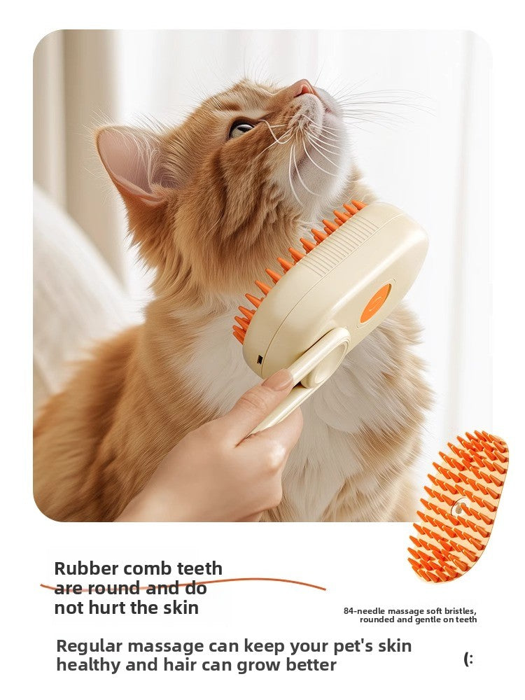 Rechargeable Pet Grooming Comb with Spray Function