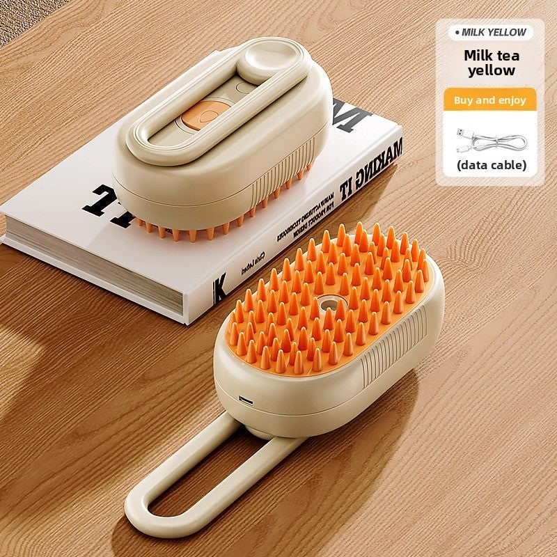 Rechargeable Pet Grooming Comb with Spray Function