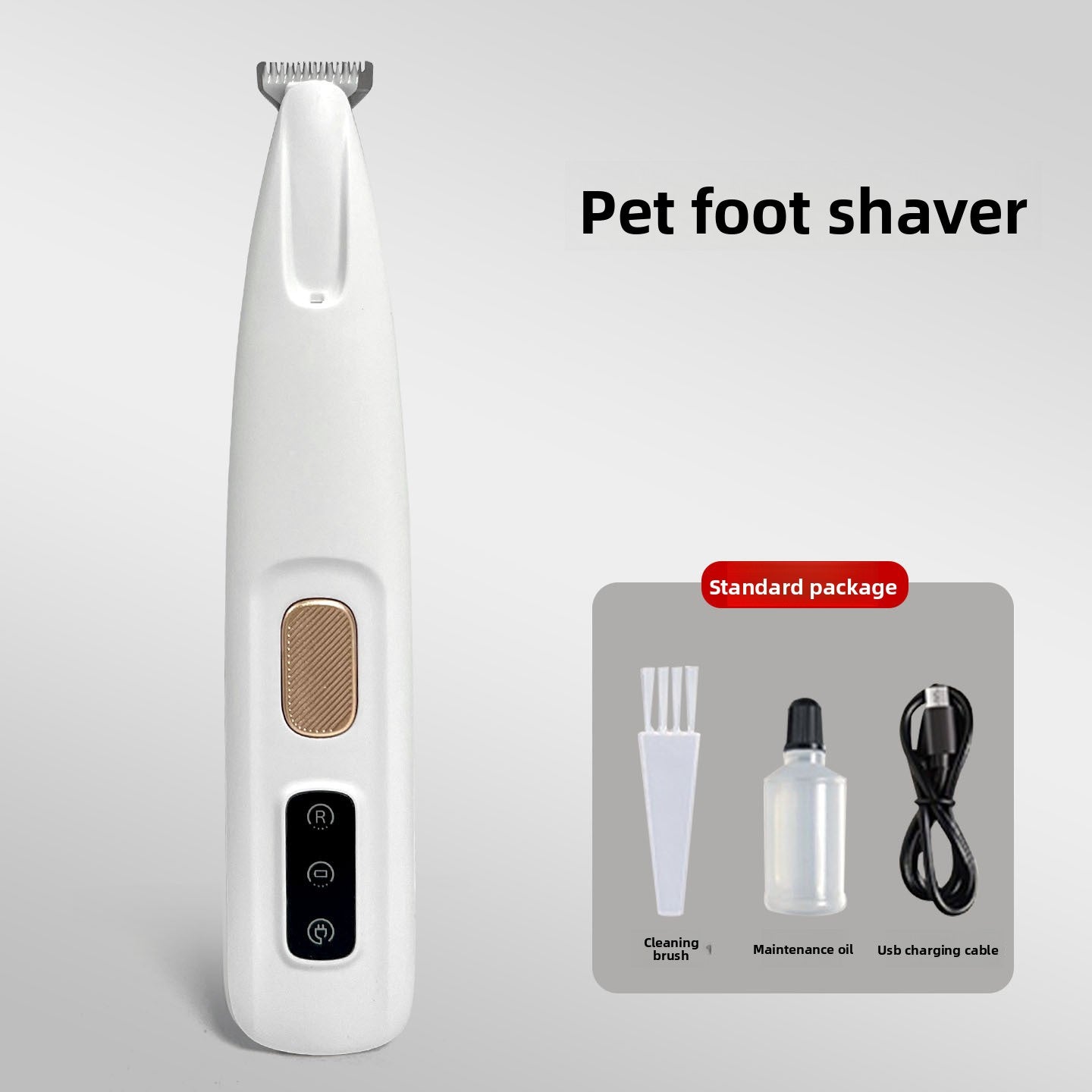 Rechargeable Pet Grooming Shaver