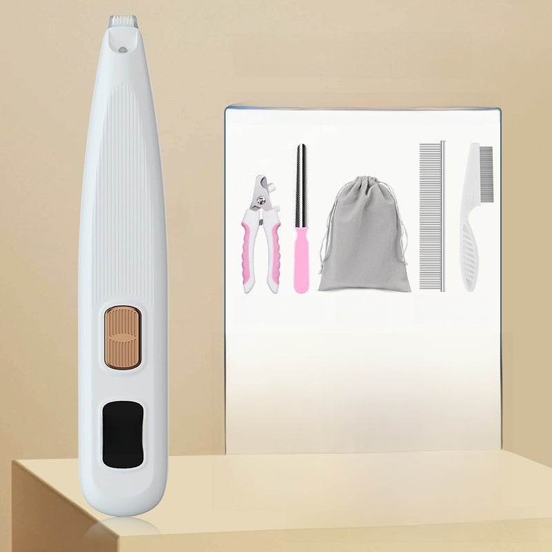 Rechargeable Pet Hair Clipper for Dogs and Cats with LED Display