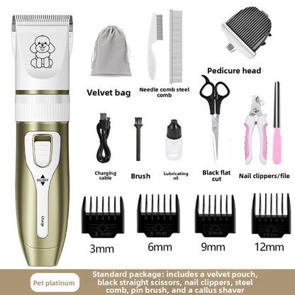 Rechargeable Pet Hair Clipper Trimmer for Cats and Dogs