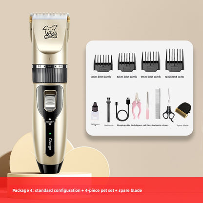 Rechargeable Pet Hair Clipper with Ceramic Blades