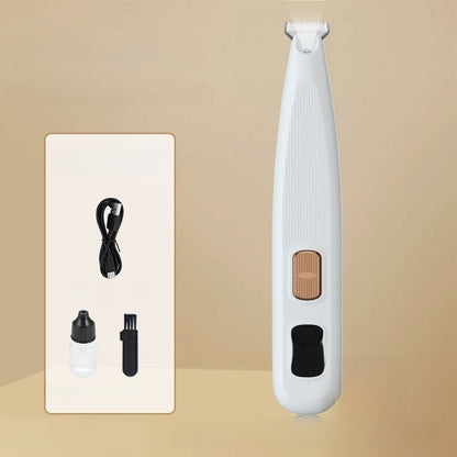 Rechargeable Pet Hair Trimmer with LED Light