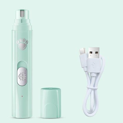Rechargeable Pet Nail Grinder Electric Manicure Cutter