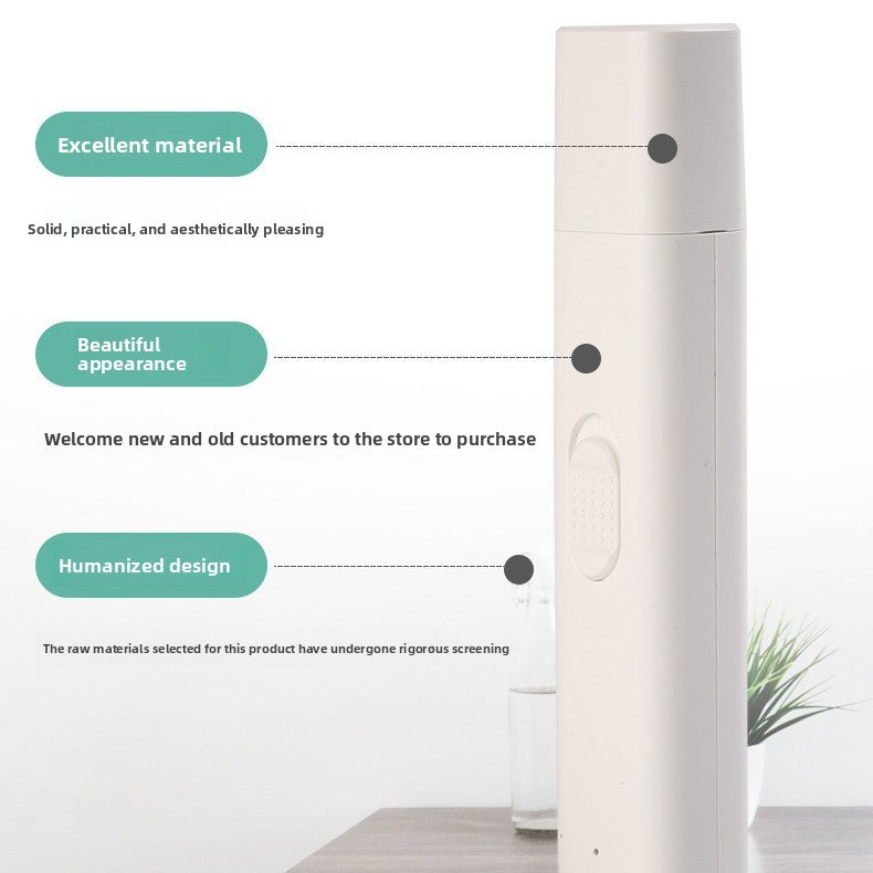 Rechargeable Pet Nail Grinder Quiet Trimmer