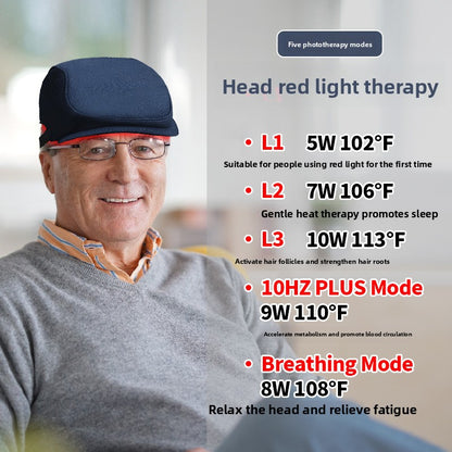 Rechargeable Phototherapy Hair Growth Cap