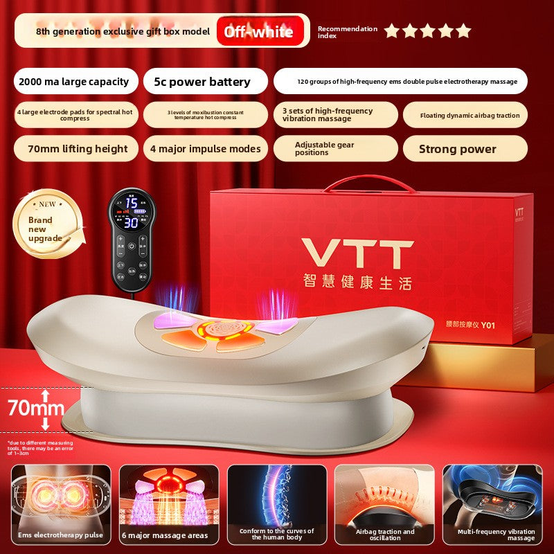 Rechargeable Pulse Heat Massage Pillow