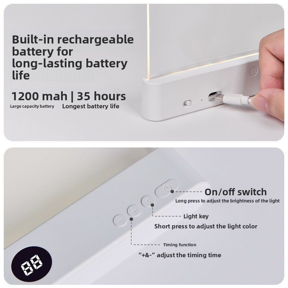 Rechargeable reading lamp