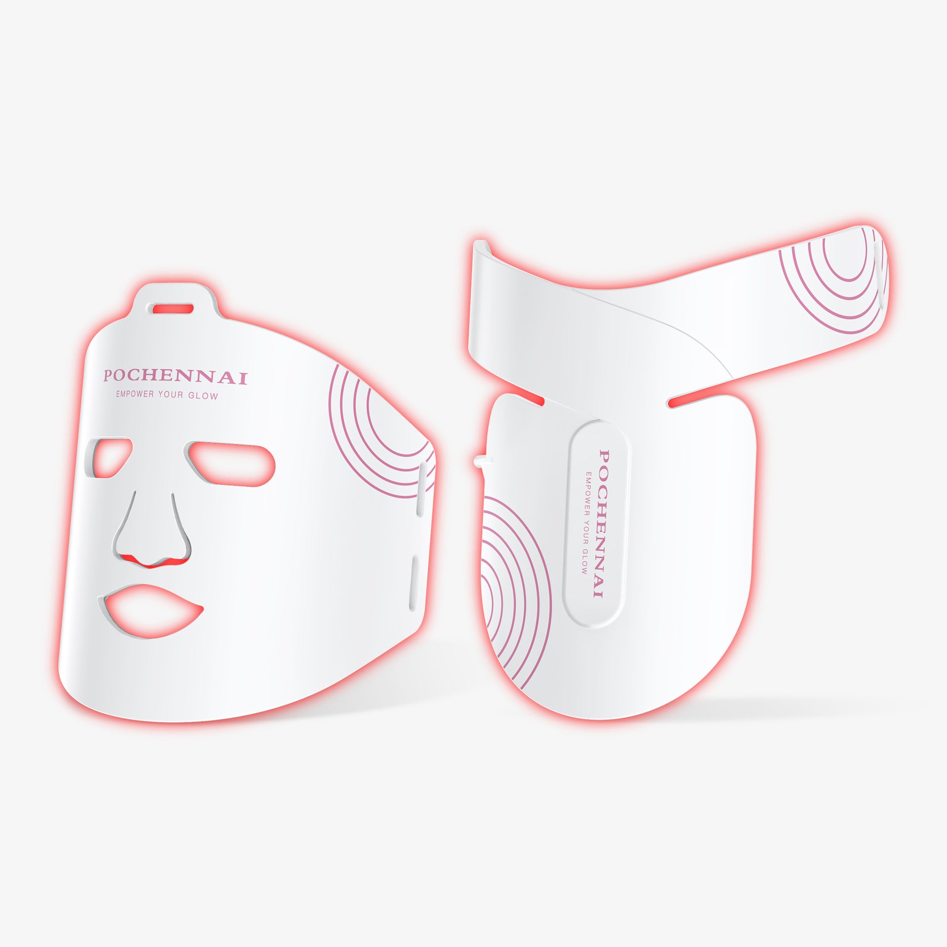 Rechargeable Red Light Therapy Facial Mask