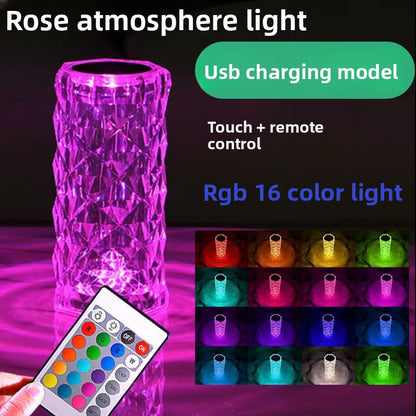 Rechargeable Rose Night Light