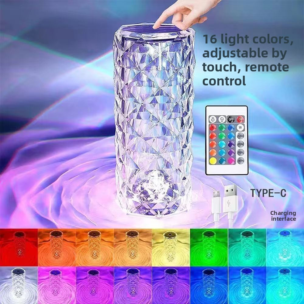 Rechargeable Rose Night Light