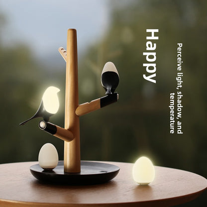 Rechargeable Sensor Night Light with Bird Design