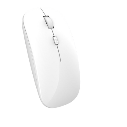 Rechargeable Silent Wireless Mouse with Bluetooth and 2.4G Dual Mode