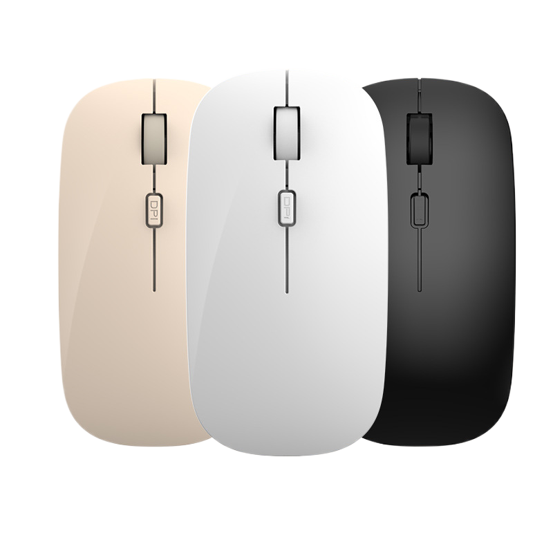 Rechargeable Silent Wireless Mouse with Bluetooth and 2.4G Dual Mode