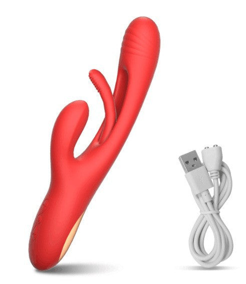 Rechargeable Silicone Vibrator with Suction Function