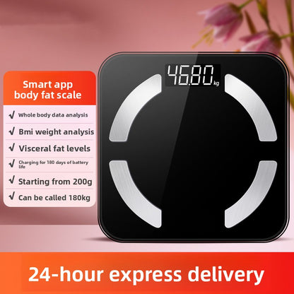 Rechargeable Smart Body Fat Scale with Mi Home App Compatibility