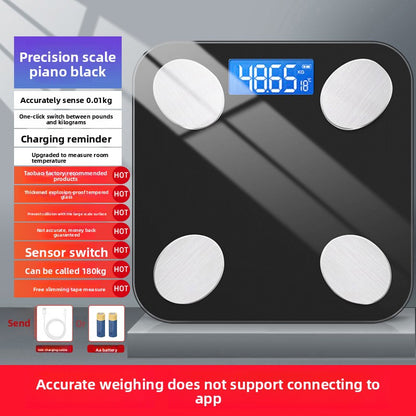 Rechargeable Smart Body Fat Scale with Mi Home App Compatibility